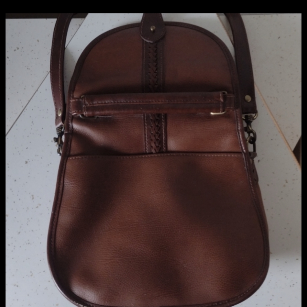 Liz Claiborne Faux Leather Shoulder Bag - Picture 3 of 10